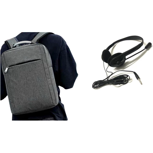 Mochila Lifetech Backpack Fashion Grey 15.6